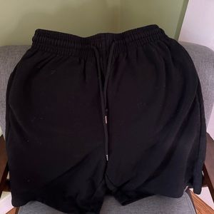 Small baggy boyfriend shorts Black